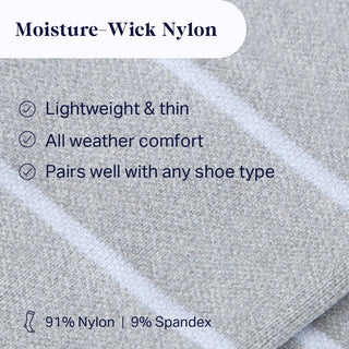 Knee-High Compression Socks – 3 Pack Stripes