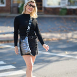 Pewter Glossy HydroBag® with Camo Strap