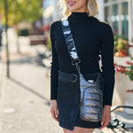 Pewter Glossy HydroBag® with Camo Strap