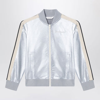 Track Silver Zip Sweatshirt