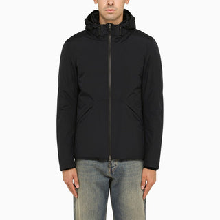 Blue Padded Nylon Parka - By Baano