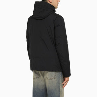 Blue Padded Nylon Parka - By Baano