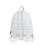 Pickleball HydroSling Bag with Removable Racquet Cover- White Ripstop with Stripe