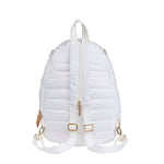 Pickleball HydroSling Bag with Removable Racquet Cover- White Ripstop with Stripe