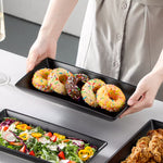 3 Tier Black Server With Plates