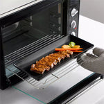 3 Tier Black Server With Plates