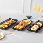 3 Tier Black Server With Plates