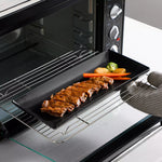 3 Tier Black Server With Plates