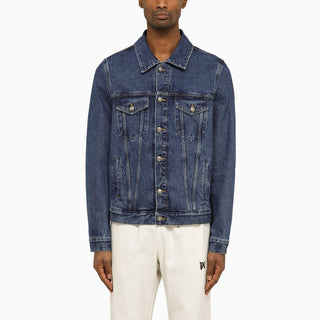Blue denim jacket with Monogram - By Baano