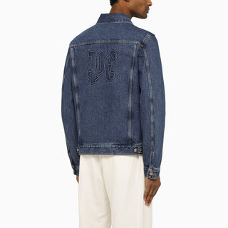 Blue denim jacket with Monogram - By Baano