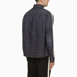 Blue denim Monogram shirt-jacket - By Baano