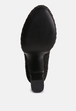 Poppins Glinting Platform High Pumps