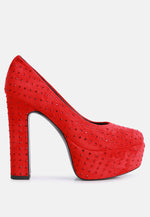 Poppins Glinting Platform High Pumps