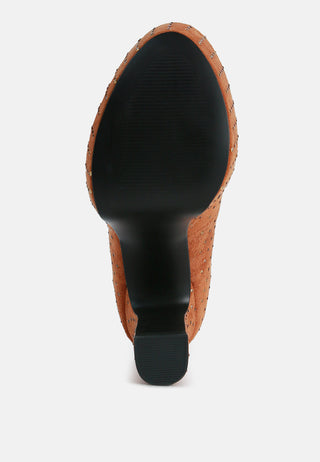 Poppins Glinting Platform High Pumps