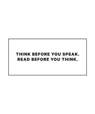 Philosophical Quote Rubber Stamp - Rectangular - By Baano