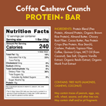 High Protein Coffee Cashew Crunch PROTEIN+ Bar (12 Count)