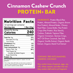High Protein Cinnamon Cashew Crunch PROTEIN+ Bar (12 Count)