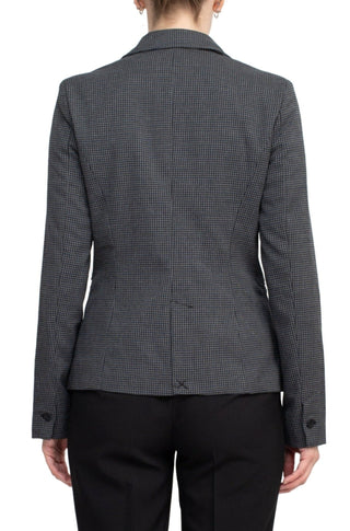 Premise Notched Collar One Button Knit Blazer - By Baano