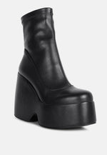 Purnell High Platform Ankle Boots