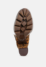 Palmetto Snake Skin Ankle Boots