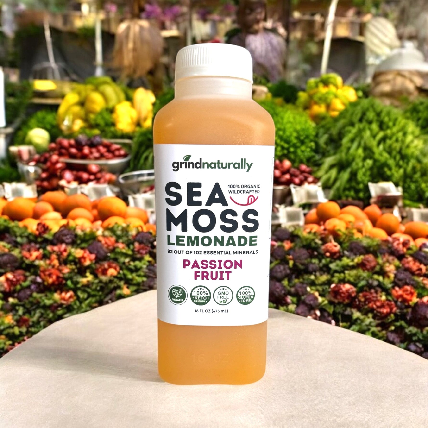 #1 Flavored Sea Moss Lemonade (16oz) - By Baano