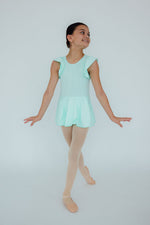 Pastel Green S/S Twirl Leotard