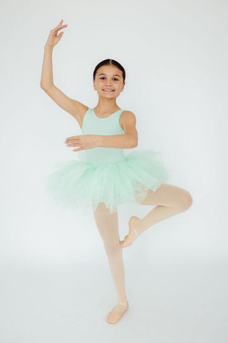 Pastel Green Tank Tutu Leotard