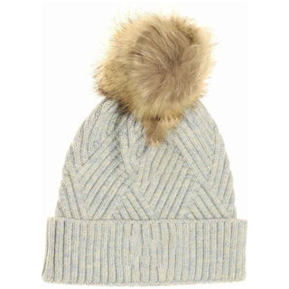 KIDS Large Patch Heathered C.C Beanie