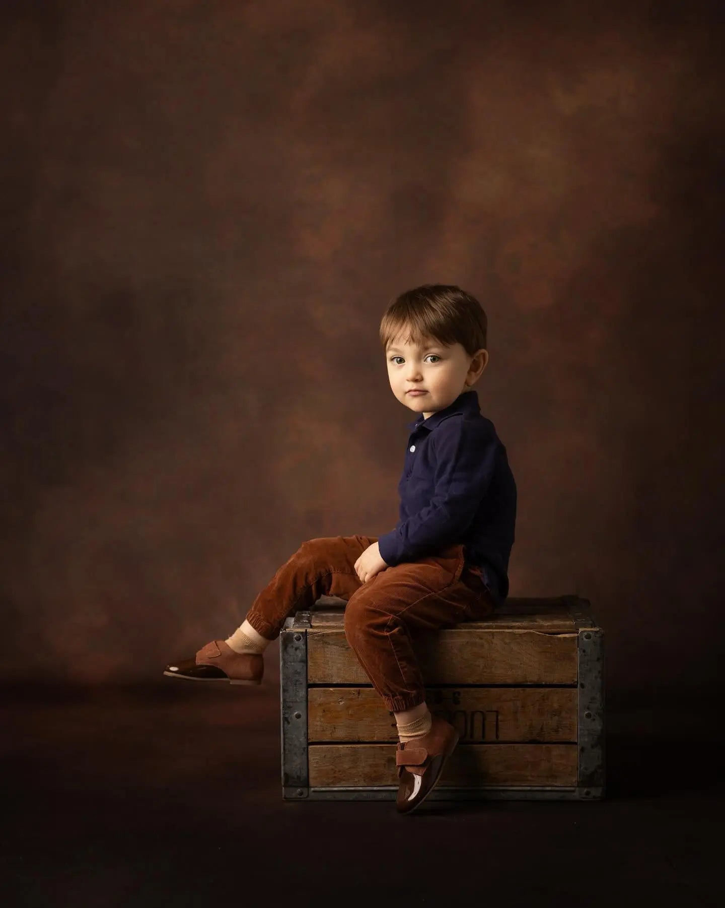 Mateo- Brown Suede/Patent Leather Boy Dress Shoes