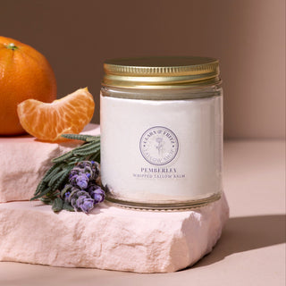 Pemberley Orange and Lavender Scented Whipped Tallow Balm - By Baano