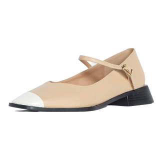 Penelope Mary Jane Flats Nude - By Baano