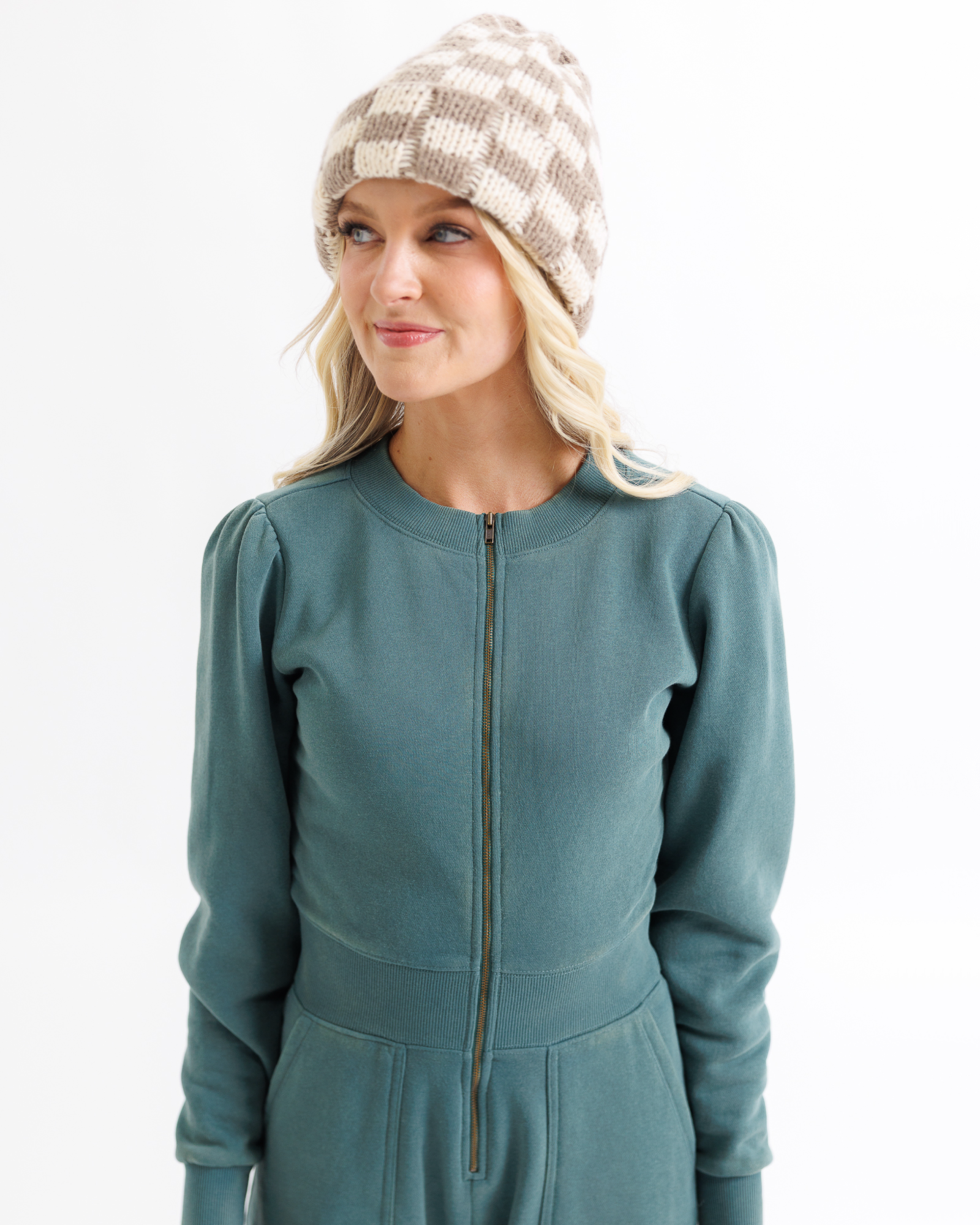 Perfect Balance Puff Sleeve Jumpsuit