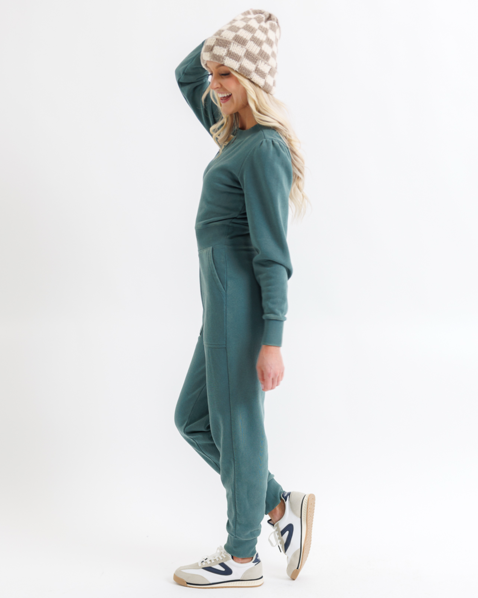 Perfect Balance Puff Sleeve Jumpsuit