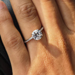 Phoenix Engagement Ring in Silver - A Best Seller with an Amazing 2 carat 5A CZ Stone!