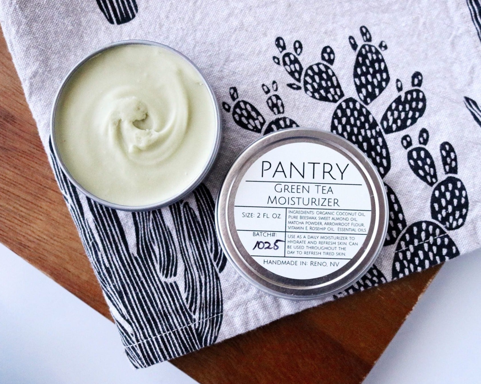 Green Tea Facial Moisturizer: Matcha + Rosehip Skin Balm