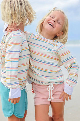 Coastal Stripe Hoodie - By Baano