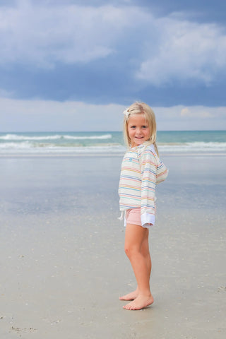 Coastal Stripe Hoodie - By Baano