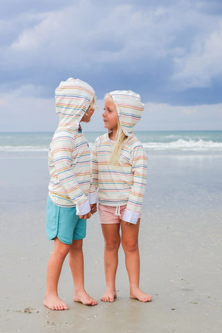 Coastal Stripe Hoodie - By Baano