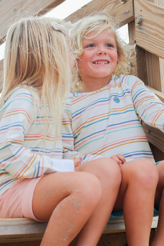 Coastal Stripe Hoodie - By Baano