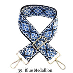 The James | Clear with Brown Trim Sling Bag - Pick Your Strap