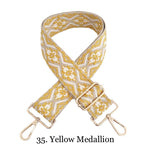 The James | Clear with Brown Trim Sling Bag - Pick Your Strap