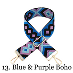 The James | Clear with Brown Trim Sling Bag - Pick Your Strap