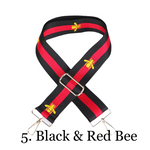 The James | Clear with Brown Trim Sling Bag - Pick Your Strap