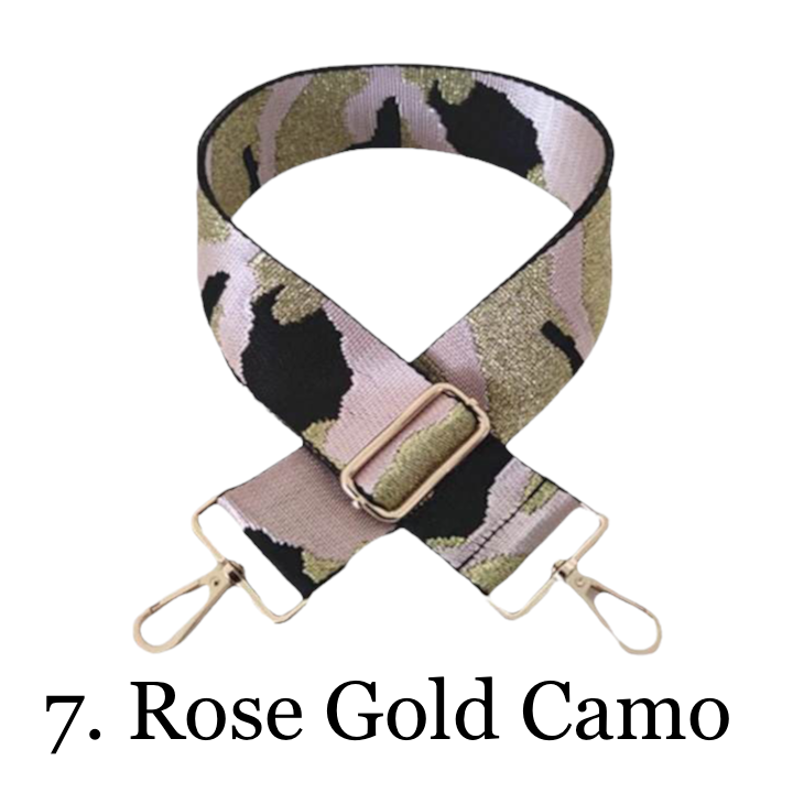 The James | Clear with Brown Trim Sling Bag - Pick Your Strap