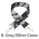 The James | Clear with Brown Trim Sling Bag - Pick Your Strap