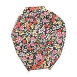 Lillian | Black Floral | Classic Headwrap