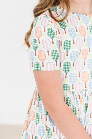 SALE Pickleball S/S Pocket Twirl Dress - By Baano