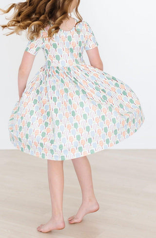 SALE Pickleball S/S Pocket Twirl Dress - By Baano