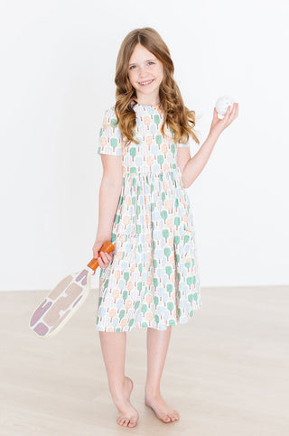 SALE Pickleball S/S Pocket Twirl Dress - By Baano