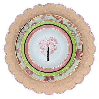 Pistachio & Lychee Palm Soup Bowl - Set of 4 (+1 Bonus Bowl)